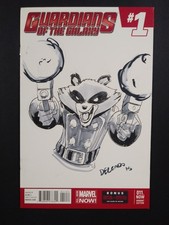 Edgar Delgado cover schizzo originale Guardiano della Galassia #1