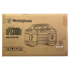 Westinghouse ePX3100v 2100 PSI Portable Electric Pressure Washer, 1.76 GPM
