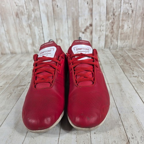 Puma Ferrari Drift Cat Red Motorsport Shoes Women's US 7 EU 39 - Picture 4 of 8
