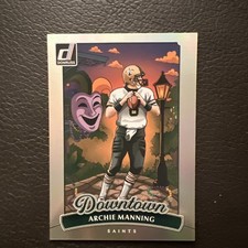 2025 Panini Donruss Archie Manning Downtown #5 Case Hit SSP  Saints