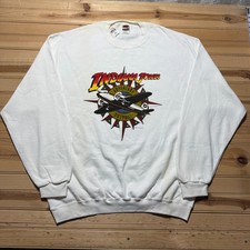NWT Vintage 90s Indiana Jones Adventure Outpost Souvenir Sweatshirt USA Made XL