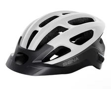 Sena R1 EVO Smart Cycling Helmet (Matte White, Small)