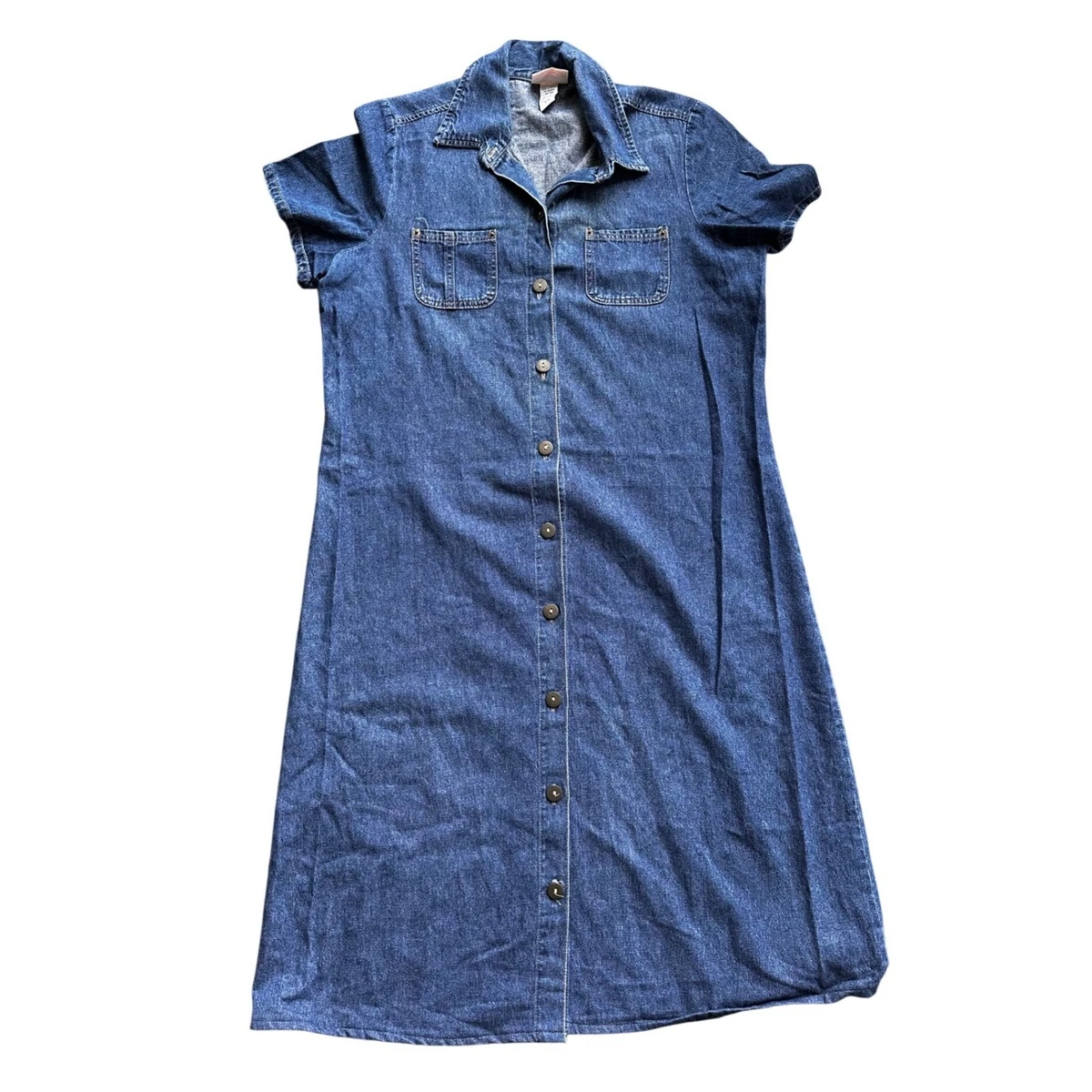 denim shirt dress ebay Denim Long Long Sleeve Shirt Dresses for sale