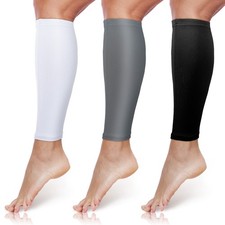 3 Pairs Calf Compression Sleeves for Men And Women Football Leg Sleeve Footle...