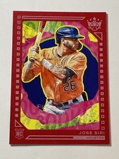 2022 Diamond Kings Baseball Framed Red #144 - Jose Siri RC - Houston Astros