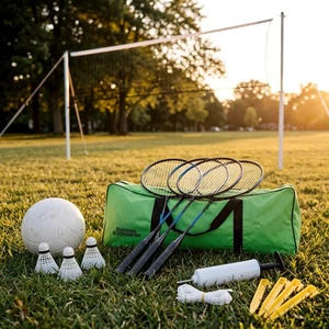 The Magic Toy Shop Badminton and Volleyball Set