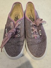 Vans Pink Glitter Women's Sz 6 1/2 Sparkly