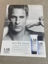 Lab Series Skincare for Men Face the Future Magazine Advertisement Ad 2007
