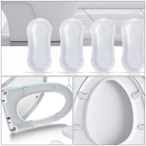 5 PCS Bathroom Accessories Toilet Bumpers Cushion Lid Covers for Buffer - Picture 8 of 12