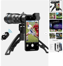 APEXEL 36X Optical Zoom Telescope Camera Lens, Tripod for Smartphone Photography