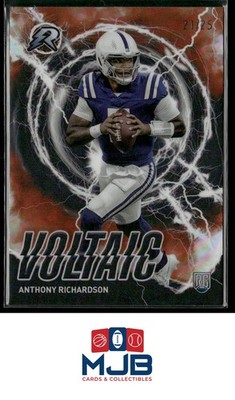 2023 Topps Composite Anthony Richardson Voltaic Orange Refractor #/25 Rookie
