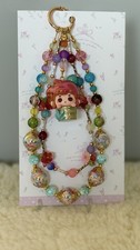 Handmade Bag/Phone Charm with Colorful Beads and authentic figure