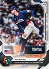 Paul Skenes 2026 World Baseball Classic Topps Now #35 Team USA Presale