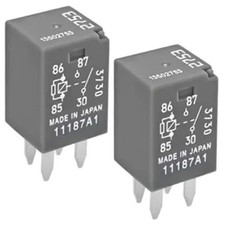 13502753 2753 Automotive Relays Pack of 2 12VDC 20A 4-Pin Mini Micro Multi-