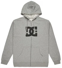 DC Star Zip Hoody - Heather Grey - New