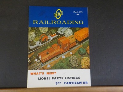 Spur O Railroading 1972 März Lionel Ersatzteilliste 3. Yanticaw RR WAG außen