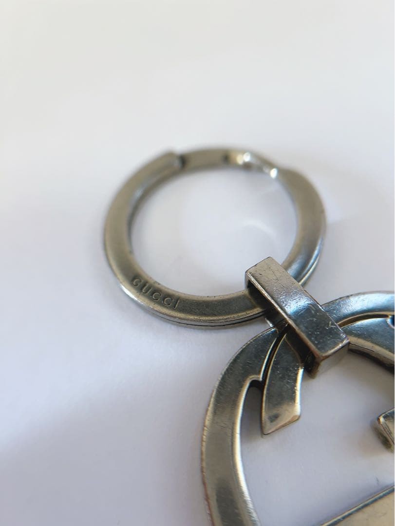 Authentic GUCCI Double G Interlocking G Keychain … - image 17