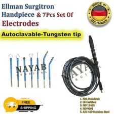 Ellman Surgitron Handpiece & Electrodes Set Reusable-Tungsten Tips New CE