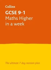 Fiona Mapp GCSE 9-1 Maths Higher In A Week (Paperback) (UK IMPORT)