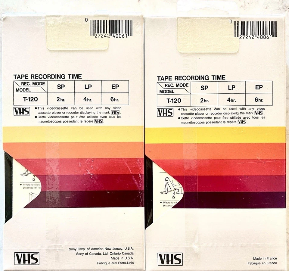 SEALED VINTAGE TECH: 2 Sony Dynamicron T-120 VHS Tapes & 2 DigiTech Cassettes - Image 3 of 4