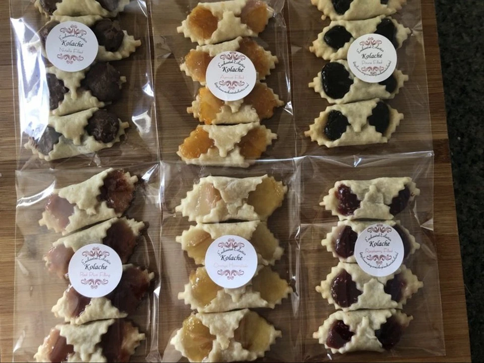 Czech Kolache Cookies * Kolace /Kolacky/Kolach/ Many Flavors & Sizes Available - Image 2 of 4