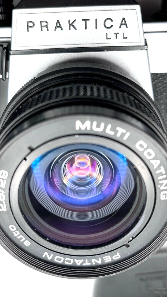 Praxis LTL con coche 2,8/29 mm, M42, orig. manual del propietario, estuche rígido, juego limpio Foto 4 de 4