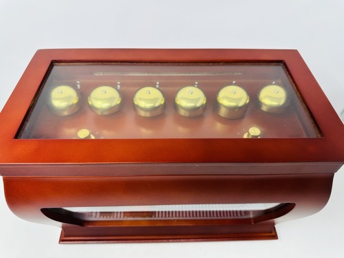 Mr Christmas Animated LED Symphony of Bells Wooden Music Box 70 Songs - READ - 第 7/15 張圖片