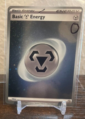 Pokémon - Scarlet & Violet - Basic Metal Energy - Cosmos Foil - 1 Swirl NM/M