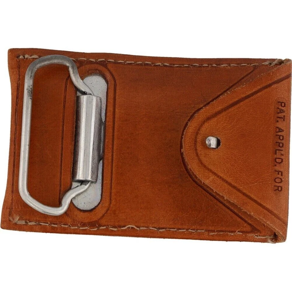 Calavera de ganado Texas Longhorn Steer Bull vaquero occidental años 70 vintage hebilla de cinturón Foto 2 de 4