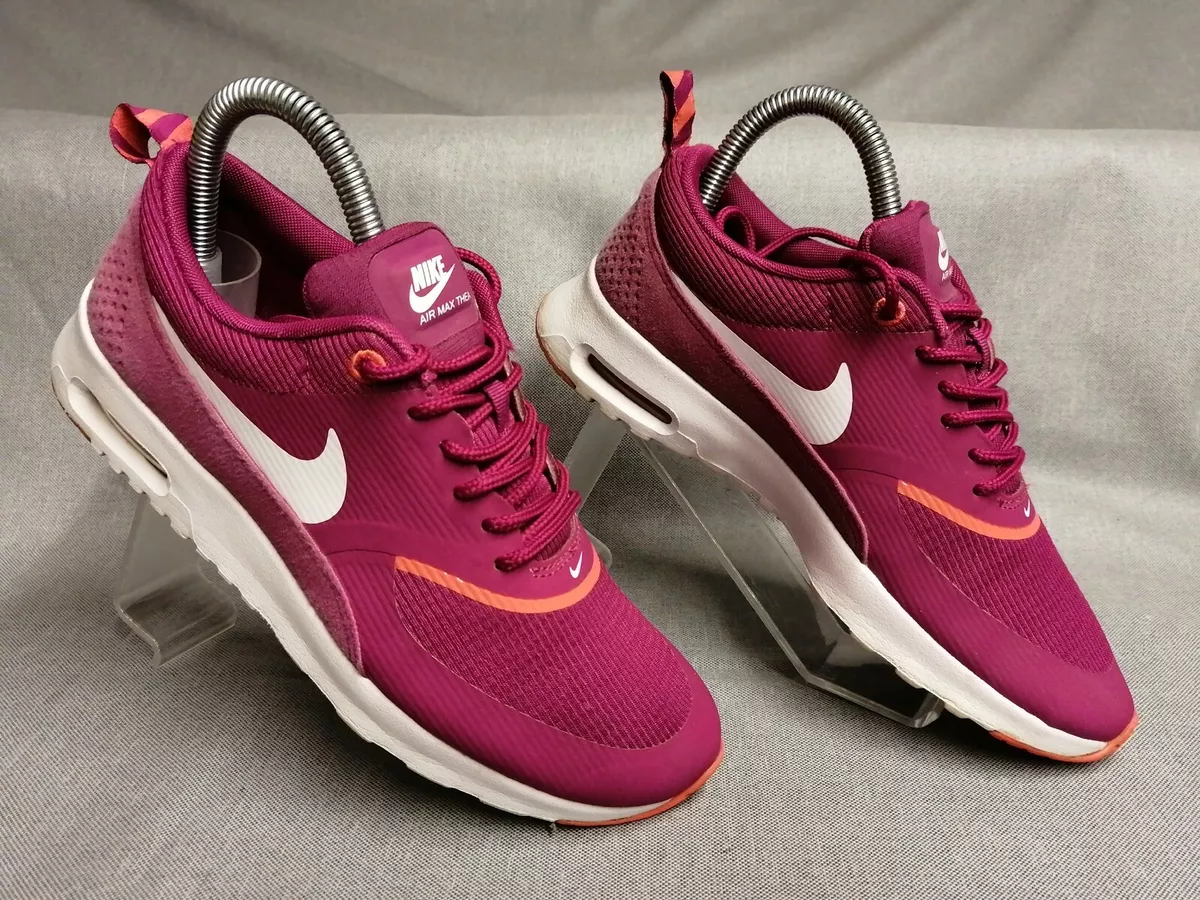 systematisk Zeal Uundgåelig Nike Air Max Thea Women's Hot Pink Magenta Purple Trainers Size UK 3 Eu 36  | eBay