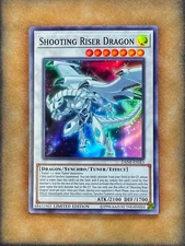 Yugioh Shooting Riser Dragon DANE-ENSE3 Super Rare Limited Edition NM