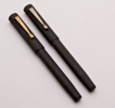 Click Century Full Matte Charcoal Black Ebonite Fountain Pen New In Box