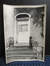 1929 Architectural BW 5x7 Photo Main Entrance Exchange Hotel Harmar OH Marietta