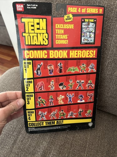 Teen Titans Go! Comic Book Heroes Series 1 Page 4 Exclusive 1.5" Figure Pack NEW - Picture 15 of 19
