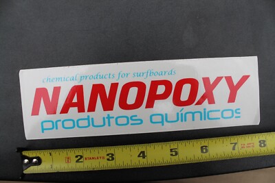 Nanopoxy Chemical Products For Surfboards Epoxy OG V40C Vintage Surfing STICKER
