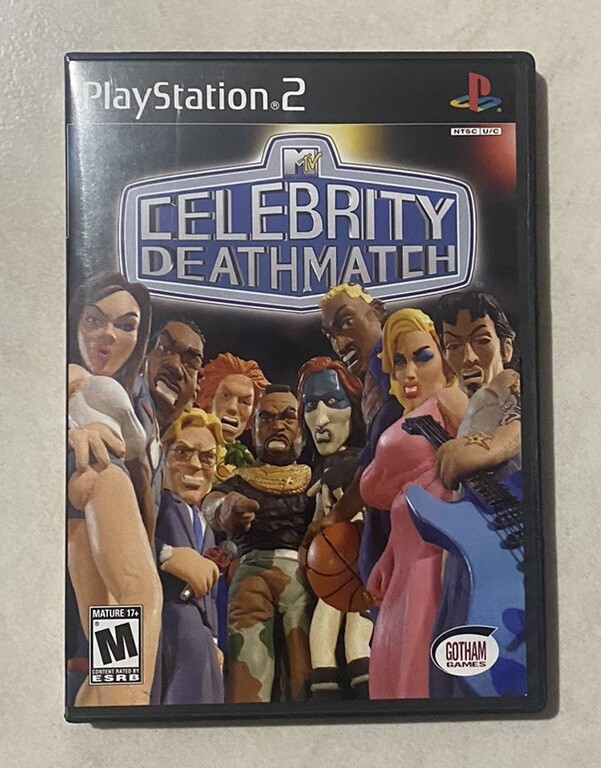MTV Celebrity Deathmatch (Sony PlayStation 2, 2003 PS2)-cib