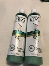 Dove RE+AL Bio-Mimetic Care Conditioner For Damaged Hair Repair Coconut 10oz