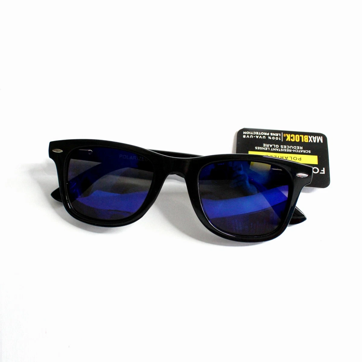 Foster grant polarized wayfarer sunglasses black discount