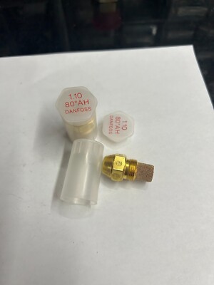 New 2-pack lot 1.10-80 AH Danfoss Furnace Oil Burner Nozzle
