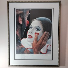 Emmett Kelly "A Helping Hand" Artist Proof Signed Barry Leighton-Jones Framed