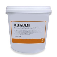 Cemento refrattario cemento ignifugo costruzione camino e stufa | 3 kg | 25 k...