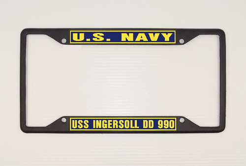 USS INGERSOLL DD 990 Marco de Matrícula Marina USN Militar Coche-Camión-Motocicleta - Imagen 8 de 11