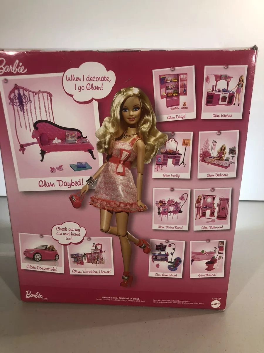 Glam Barbie doll house tour! Play Toys! 