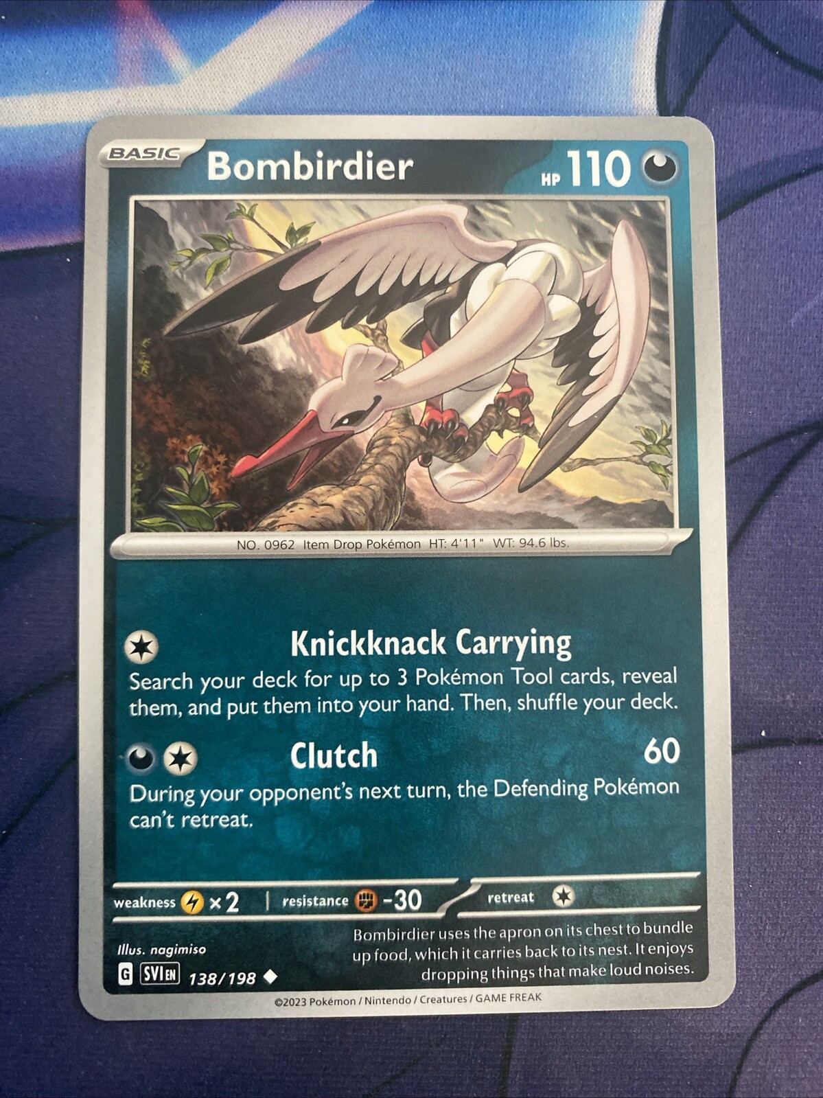 Pokemon TCG Scarlet & Violet Base Bombirdier 138/198