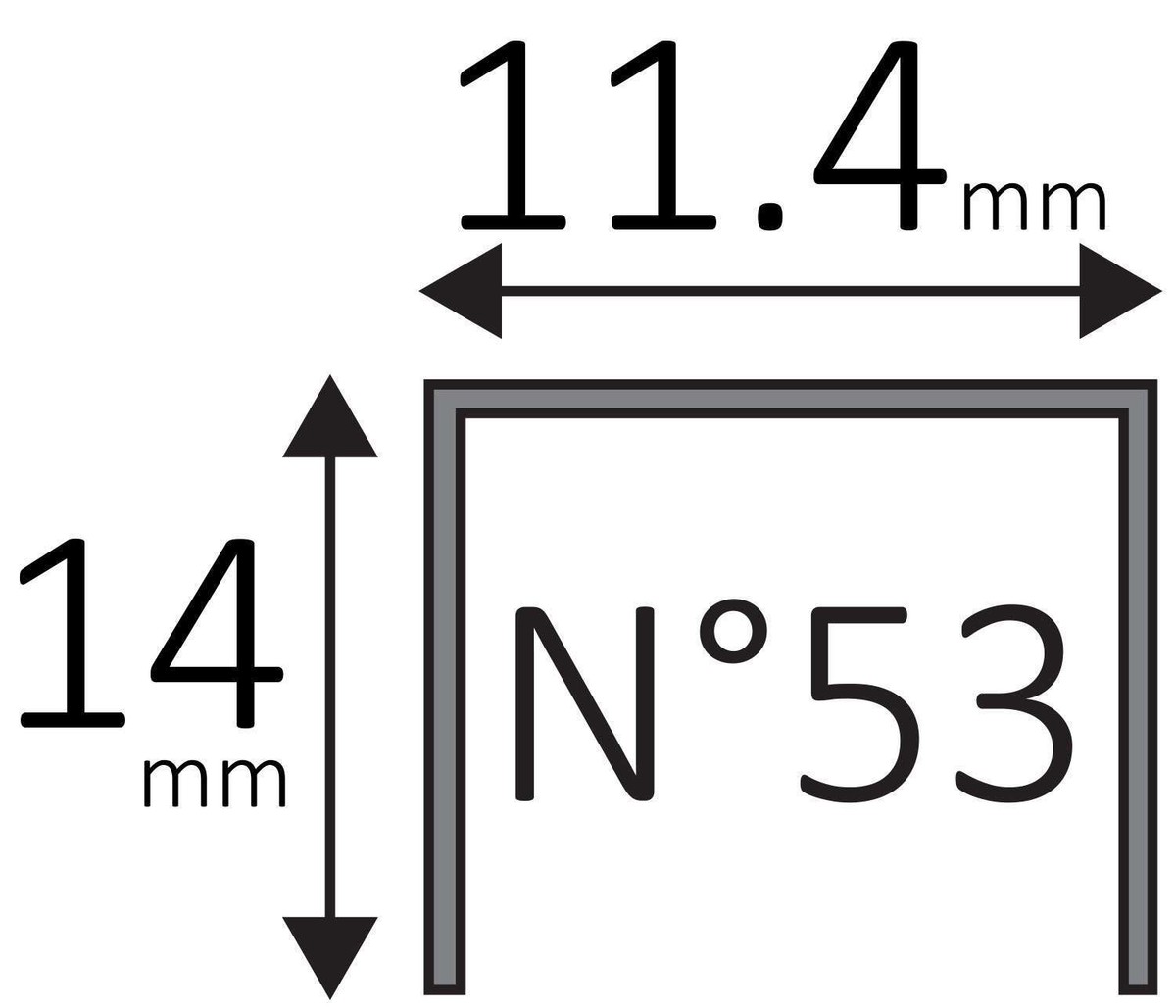 5000 Graffette Tipo 53 - Zincate, 10x11.4mm, Per Spillatrici Universali - Foto 8