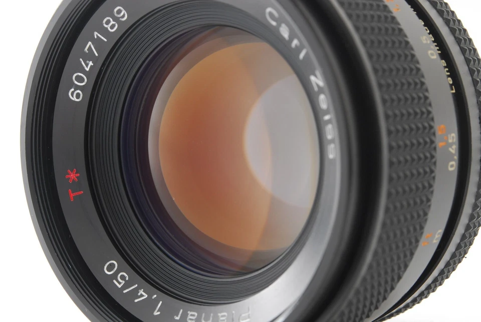 【MINT-】Contax Carl Zeiss Planar 50mm f/1.4 T* AEJ CY Mount Lens - Image 3 of 4