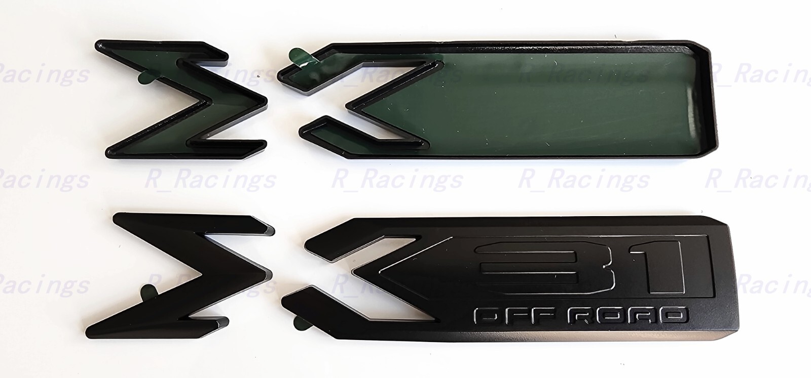 Overlay Matte black X31 Off Road Sierra 2500HD3500HD SLT Emblem 2020 ...