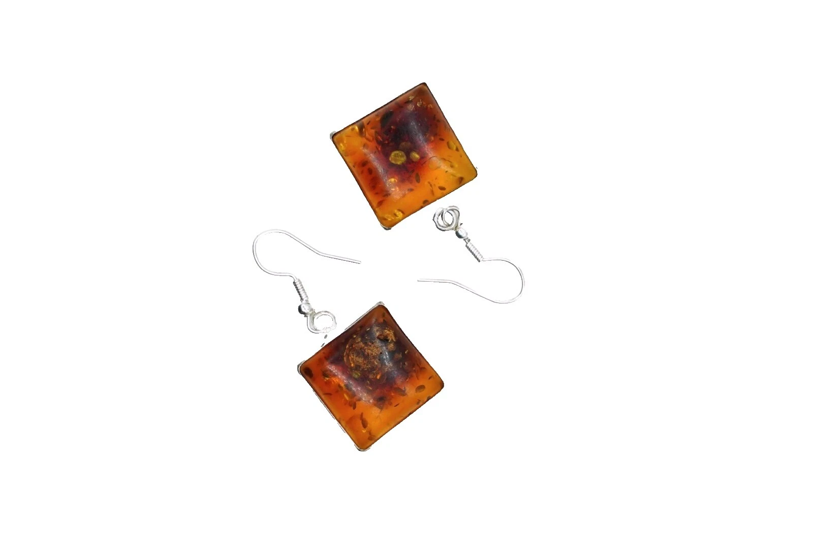 Amber Handcrafted Earrings