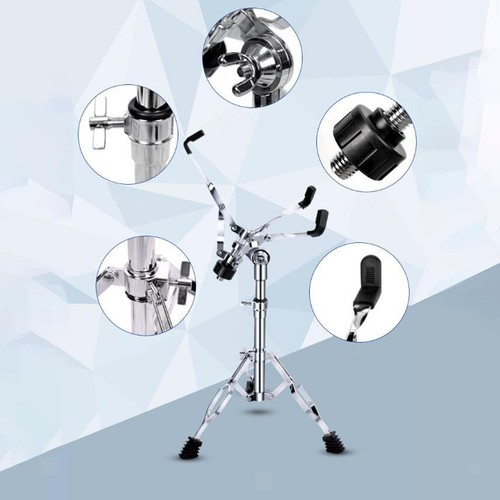 Generic Support De Caisse Claire - Support Triangulaire Réglable Pour Batterie Salle De Musique Et Studio