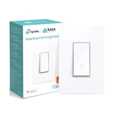 Kasa Smart Light Switch HS200 Single Pole 4.8 Ounces 1 Pack White 110 Volts